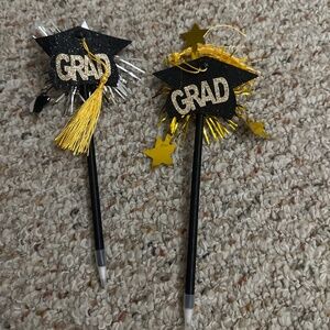 Graduation Cap “GRAD” Pens - 2 Pack